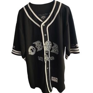 CBGB & OMFUG‎ Baseball Jersey Home of Underground Rock 73 Black Men L